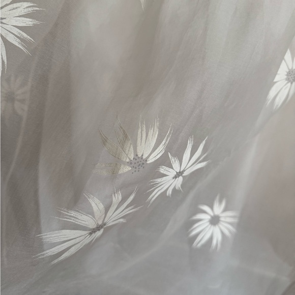 Vintage NEW Linda Allard Ellen Tracy full sheer silk layered skirt - Picture 4 of 7